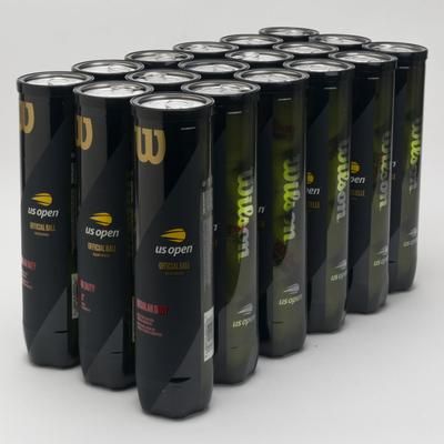 Wilson US Open Regular Duty 4 Ball Can 18 Cans Tennis Balls