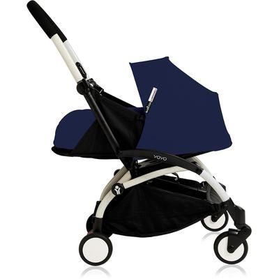 Babyzen 2018 Yoyo+ 0+ Newborn Compact Stroller - White / Air France Blue