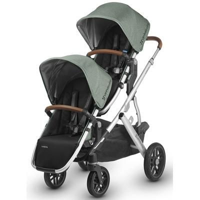 UPPAbaby 2018 / 2019 VISTA RumbleSeat - Emmett (Green Melange/Silver/Saddle Leather)