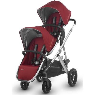 UPPAbaby 2018 / 2019 VISTA RumbleSeat - Denny (Red/Silver/Black Leather)