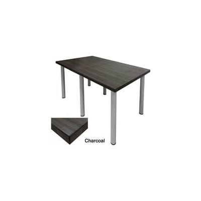 6' x 4' Standing Height Conference Table w/Round Post Legs