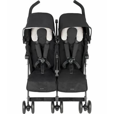 Maclaren Open Box Twin Techno Double Stroller - Black