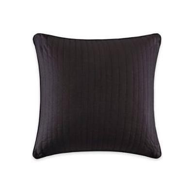 INK+IVY Camila Euro Sham Quilted Euro Sham in Black - Olliix II11-593