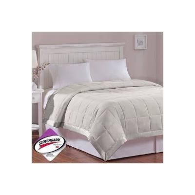 Madison Park Windom Twin Microfiber Down Alternative Blanket w/ 3M Moisture Management in Grey - Olliix MP51-1533