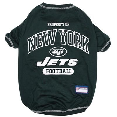 NFL AFC East T-Shirt For Dogs, Large, New York Jets, Multi-Color