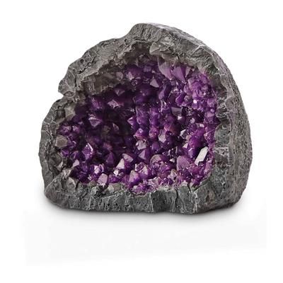 Purple Geode Aquarium Decor, Standard