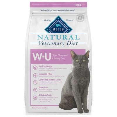 W+U Weight Management + Urinary Care Dry cat Food, 16 lbs.