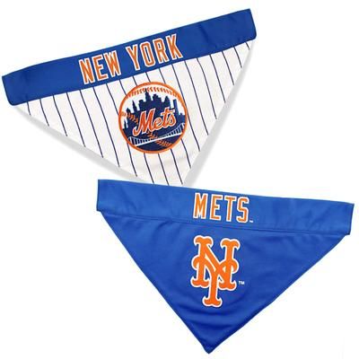 MLB National League Reversible Bandana for Dogs, Large/X-Large, New York Mets, Multi-Color