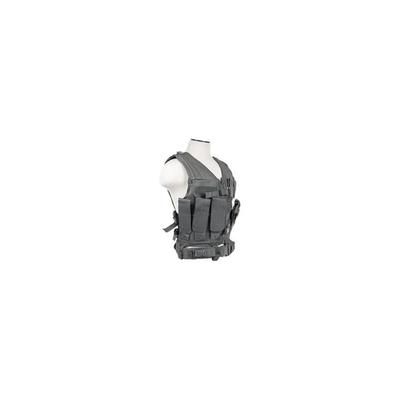 VISM Urban Gray Tactical Vest Large 11in.x4.5in.x15in. 196633