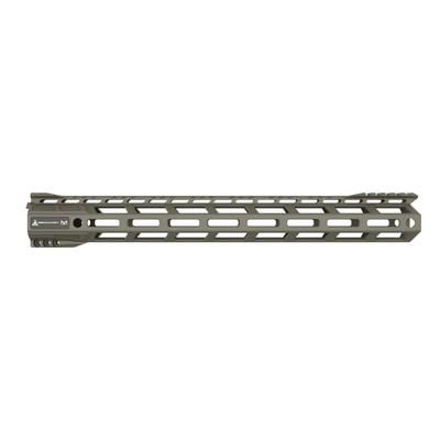 RISE Armament RA-905 Handguard M-LOK AR-15 13.5in 6061-T6 Billet Aluminum Cerakote Foliage Green RA-905-135-FG