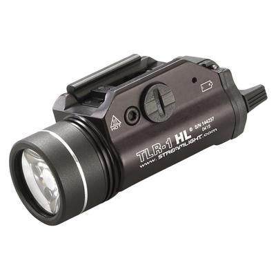 Streamlight TLR-1 HL LED Rail-Mounted Tactical Flashlight White Earless Screw w/o Batteries Black 69252