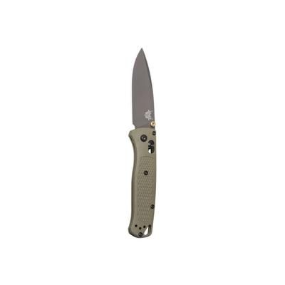 Benchmade Bugout Drop Point Folding Knife Gray Coated Blade Grivory Handle 535GRY-1