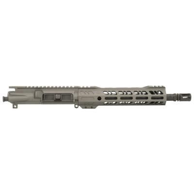 Grid Defense Complete Upper Receiver 5.56mm 10.5 inch Carbine Length 4150 Steel M4 Barrel 1-7 Twist A2 Flash Hider Tungsten Gray GD105E9GFR556TG