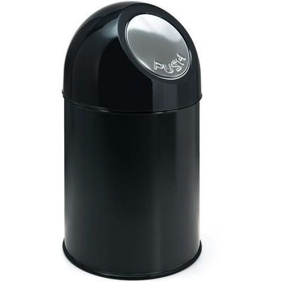Poubelle Bullet Sans Liner 30l Noir - V-Part