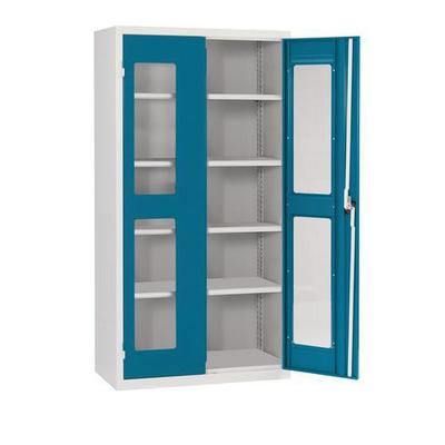Armoire Haute P. Transp P 620 X H 1980 Gris/bleu - Acial