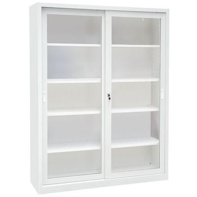 Armoire Mono P. Couliss Transp H2000xp650 Mm Gris L1500x - Manutan Expert