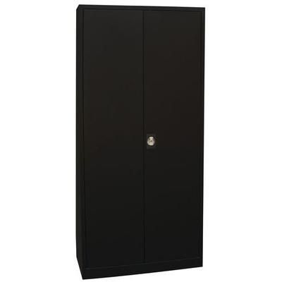 Armoire Pb 195x92x42 4 Tablettes Noir - Manutan Expert