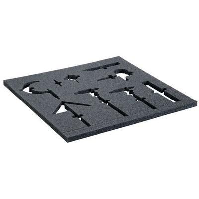 Tapis Mousse Épaisseur 22mm Lxp:600x600mm Noir - Lista