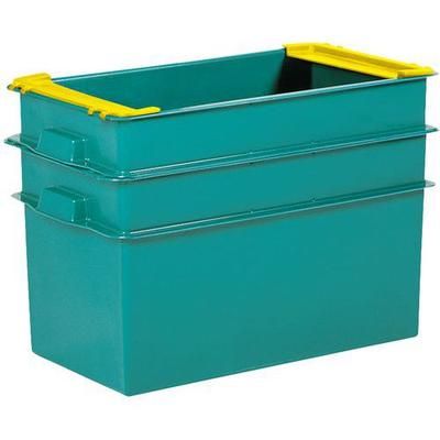 bac gerbable vert cap.:200 l h ht:550 mm