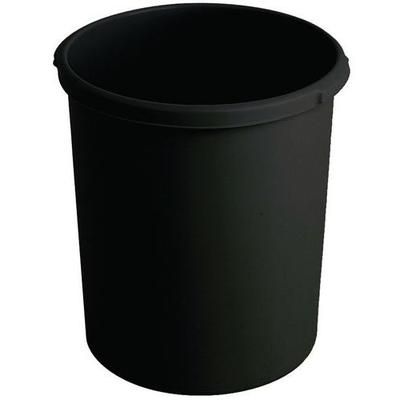 Corbeille En Plastique 30l Noir - Vepabins