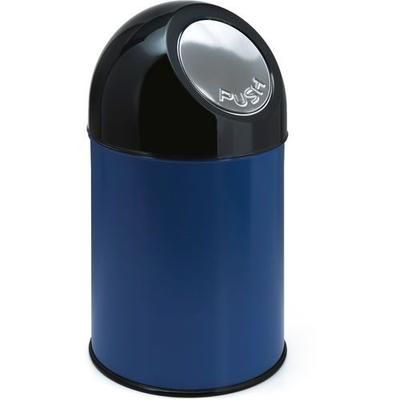 Poubelle Bullet Sans Liner 30l Bleu/noir - V-Part
