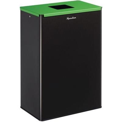 Poubelle De Tri Verre 60 L Gris / Vert - Manutan Expert