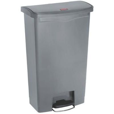 Collecteur Slim Jim Step On Front Step Plastique 68 L Gris - Rubbermaid