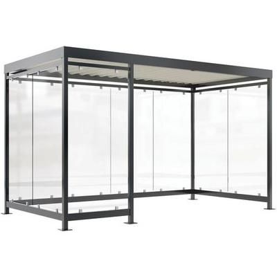 Abri Fumeur Cologne K4 C/b - 1 Panneau Avant Droite - WSM