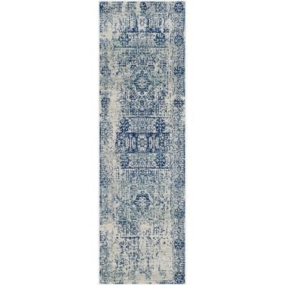 Evoke Collection 4' X 6' Rug in Navy And Ivory - Safavieh EVK256A-4