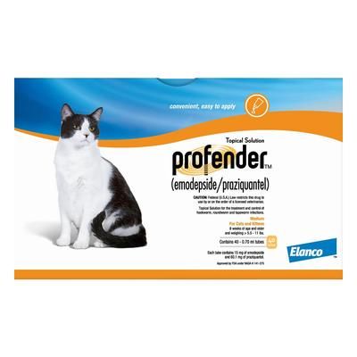 Profender Medium Cats (0.70 Ml) 5.5-11 Lbs 3 Doses + 1 Free