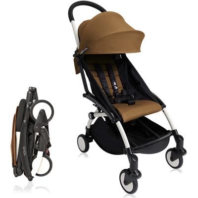 Babyzen 2018 / 2019 Yoyo+ 6+ Compact Stroller - White / Toffee