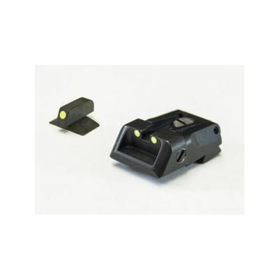 LPA SPL Fully Adjustable Luminova Sight Set For Bul M5 Black SPL11BU