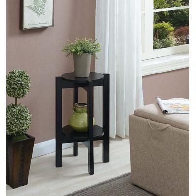 Newport Medium Plant Stand - Convenience Concepts 121151BL