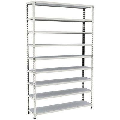 rayonnage d'archives rapid 2 1980x1220x305 9 tab metal gris