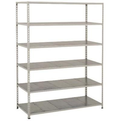rayonnage d'archives rapid 2 1980x1220x305 6 tab metal gris