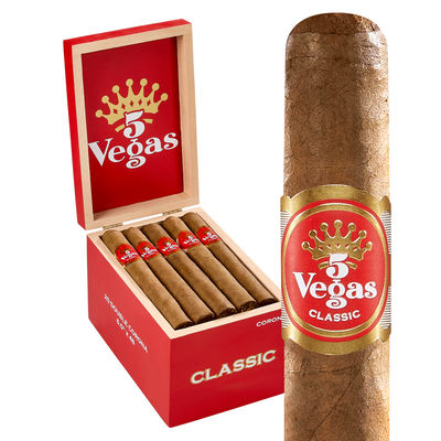 5 Vegas Classic Double Corona Sumatra - Box of 25