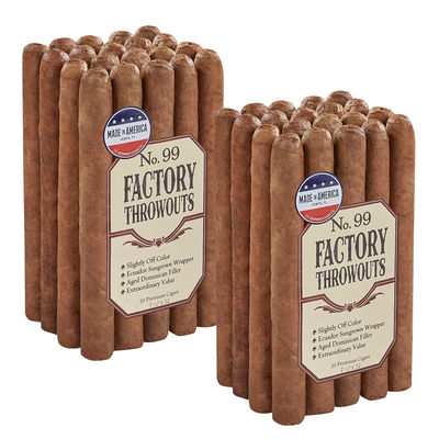 Factory Throwouts No. 99 Sun Grown Churchill 2-Fer - PACK (40)