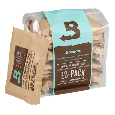 Boveda Humi-Pack 65% Humidity 20 Pack - Pack of 20
