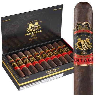 Partagas Black Label Bravo Sun Grown - Box of 20