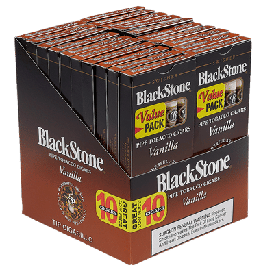 Blackstone Tip Natural Cigarillo Vanilla - Pack of 100