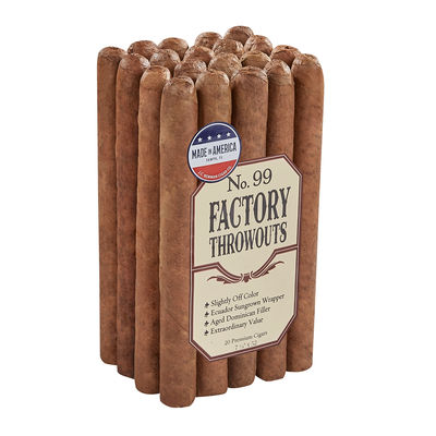 Factory Throwouts No. 99 Sun Grown Churchill - Pack of 20