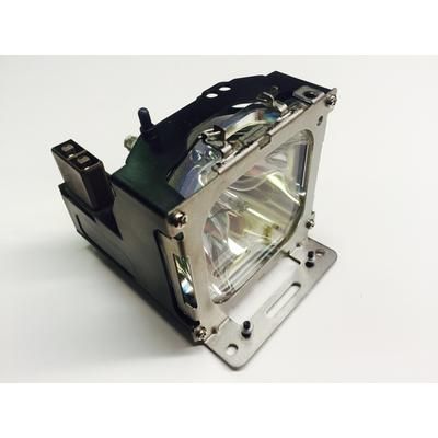 Jaspertronics™ OEM Lamp & Housing for the Hitachi CP-980 Projector with Ushio bulb inside - 240 Day Warranty