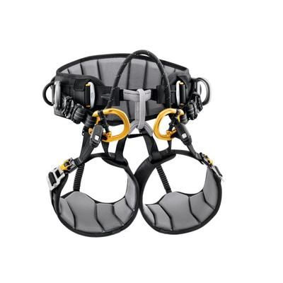 Petzl Sequoia SRT Tree Care Seat Harness Black/Yellow 2 C069BA02