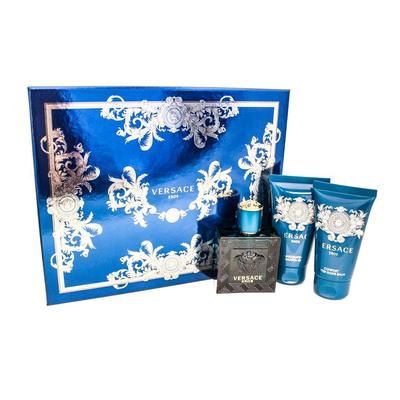 Versace Eros for Men 3 Piece Gift Set Standard Eau De Toilette for Men