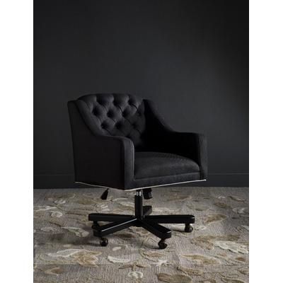 Salazar Office Chair in Black/Taupe - Safavieh MCR4210A