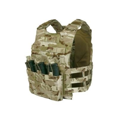 Tactical Assault Gear Vanguard Skeletal Plate Carrier Set w/Cummerbund Medium Mc Arid 835904