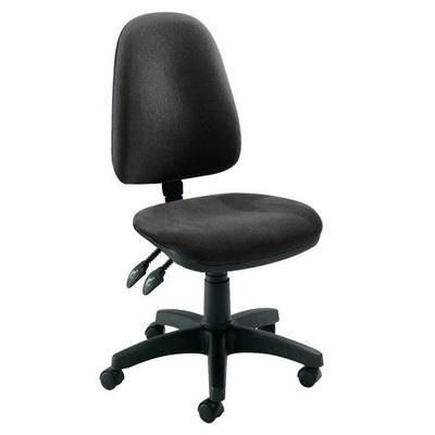 Siège Eco Haut Dossier Tissu Anthracite Asyn Chrone - Linea Fabbrica