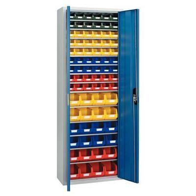 armoire 1980x700x300 + porte avec 78 bacs ka 224 ka3