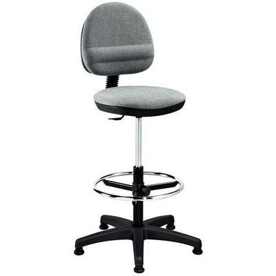 siege tissu gris repose pieds assise hteur 58 a 83 cm