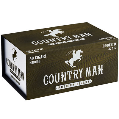 Country Man by Good Times Robusto - Maduro - Box of 50